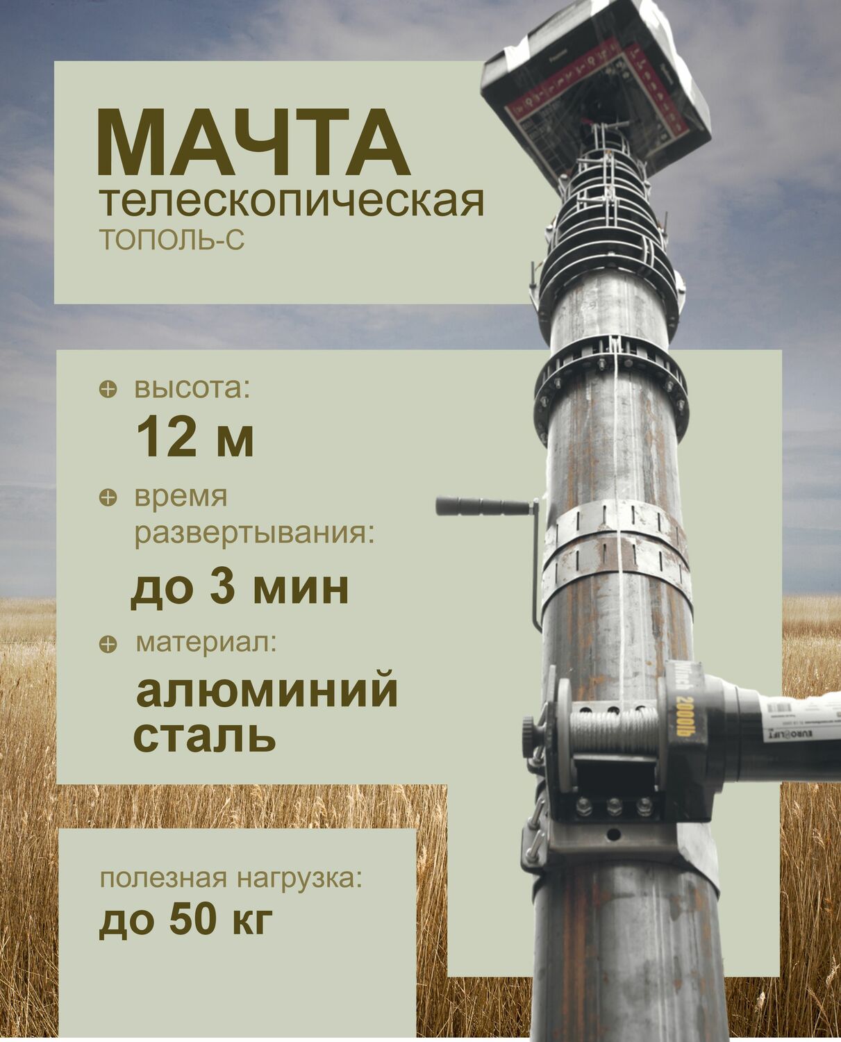 Электромеханические мачты&nbsp;